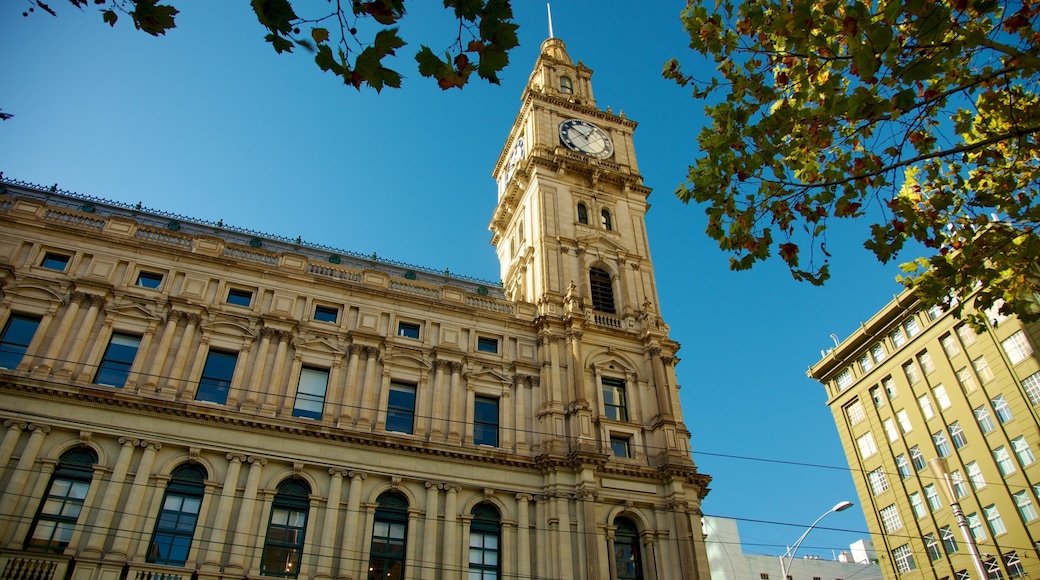 Bourke affärsgata presenterar en stad och historisk arkitektur