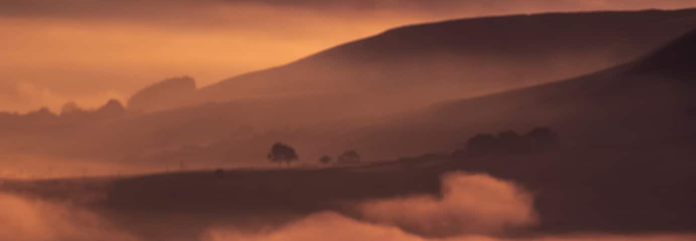 At this time of year, the Hope Valley and surrounding areas are great spots for inversions, giving great sunrise opportunities.