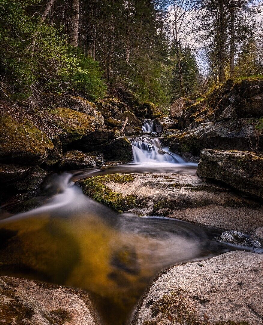 This stream is by the road on the way to the Black lake on Pohorje hills.
Uploaded for a contest #BvSWater