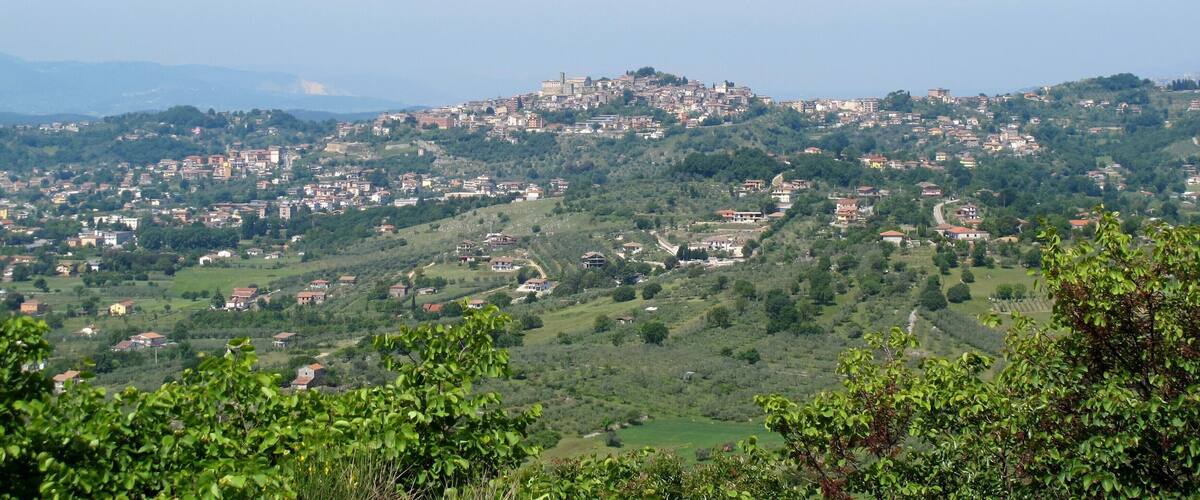 Vista su Ferentino da monte Radicino