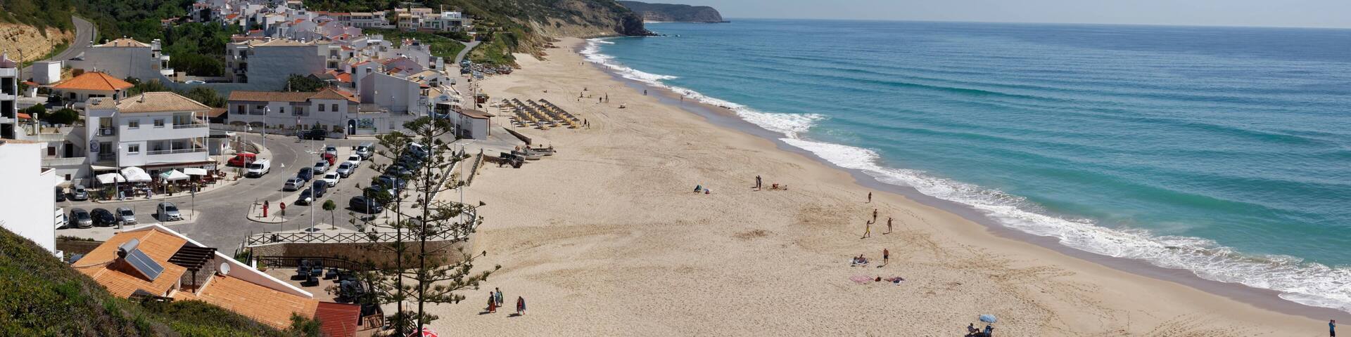 Salema Beach village, Algarve, Portugal
