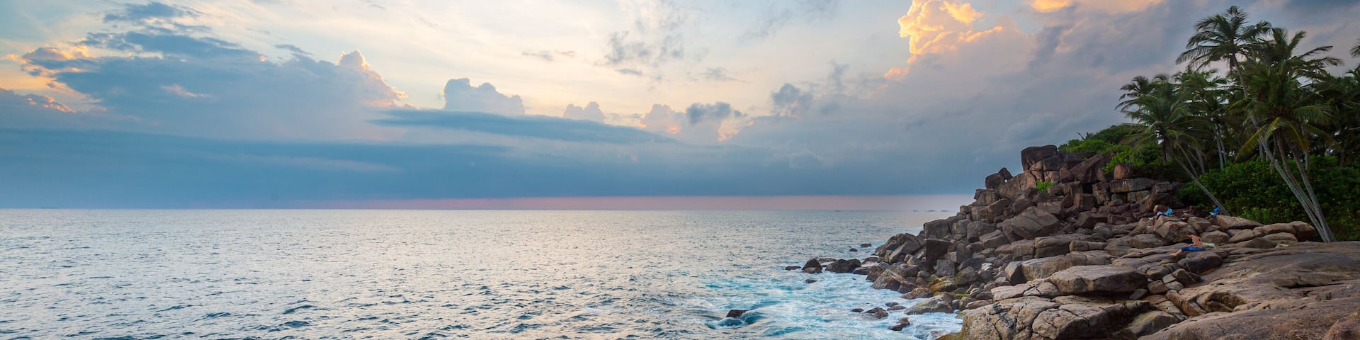 The landscape of the Sri Lanka Coast