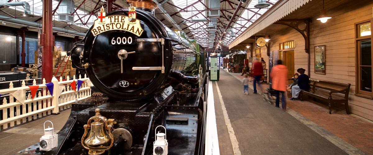 Museum of the Great Western Railway showing heritage elements and railway items