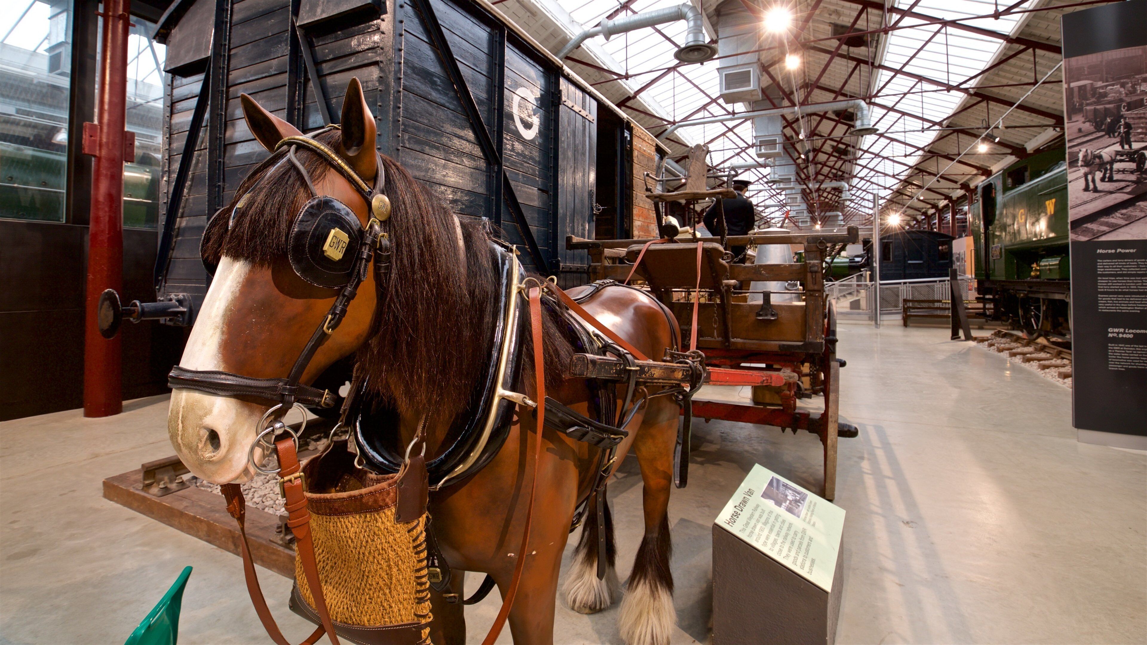 ミュージアム オブ ザ グレート ウェスタン レイルウェイ どの含み 屋内の眺め