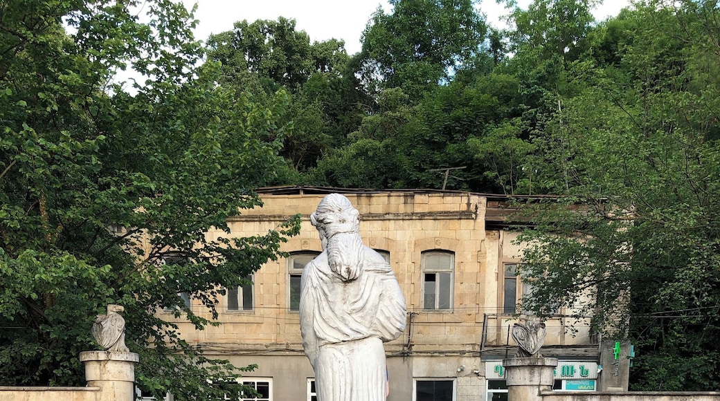View of an outdoor amphitheater in the Armenian resort town of Dilijan.