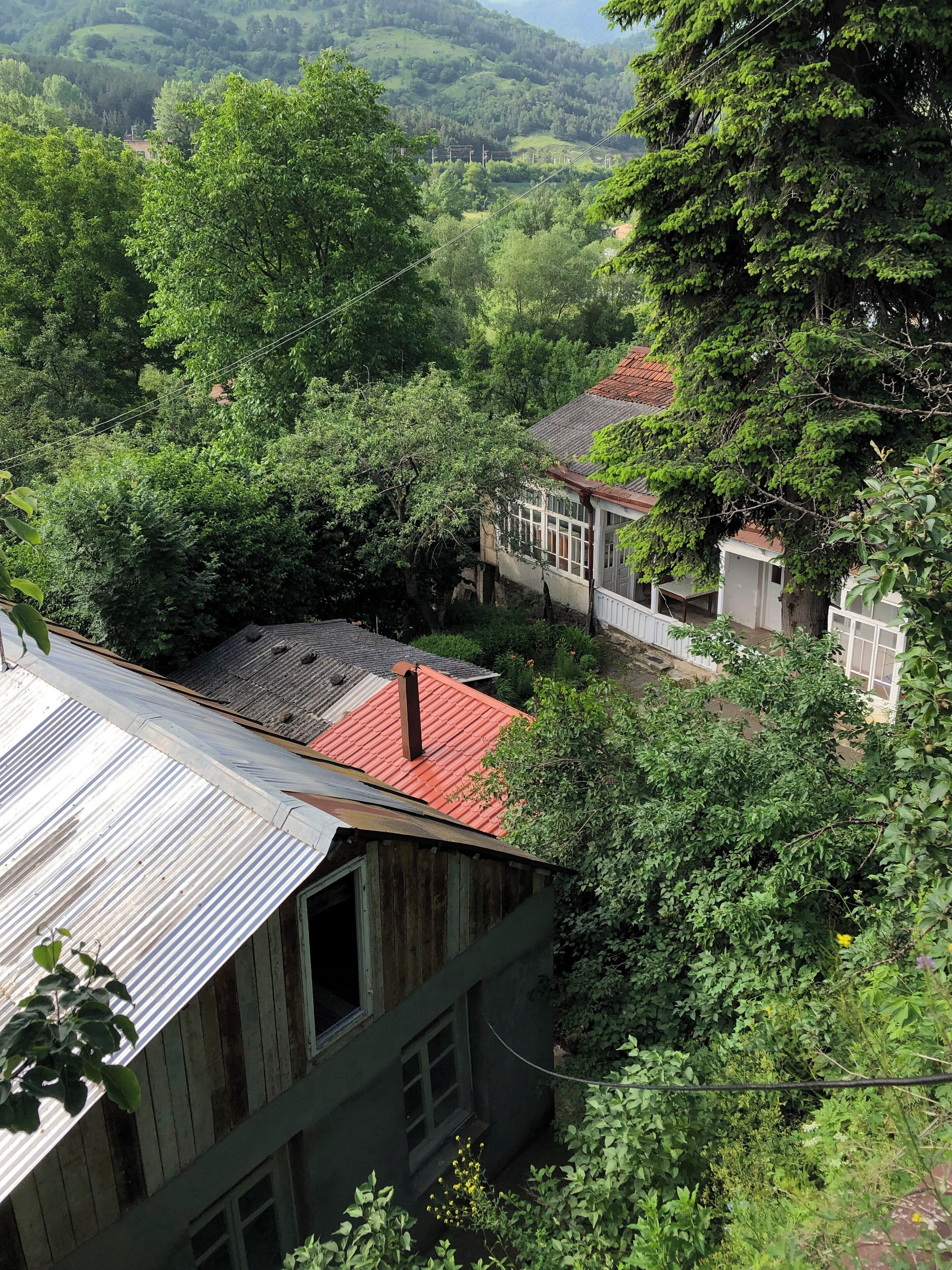 Random view from the Armenian resort town of Dilijan - very green, as you can see.