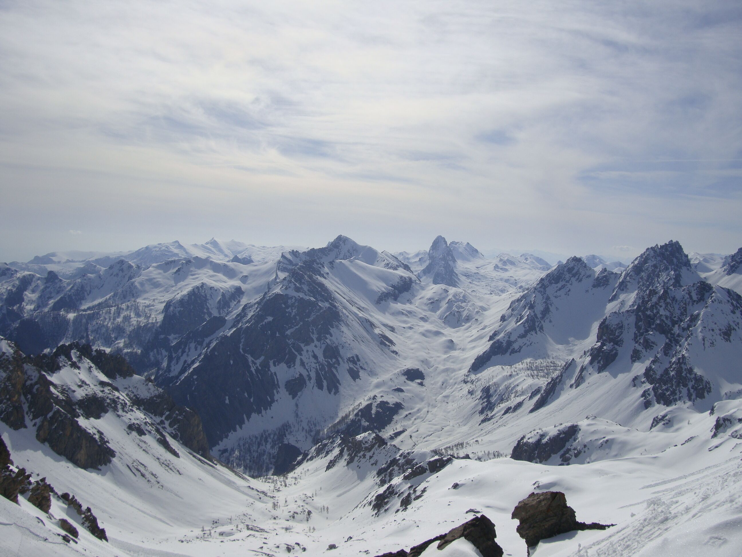 dal vanclava guardando bric cassin e colle gardetta