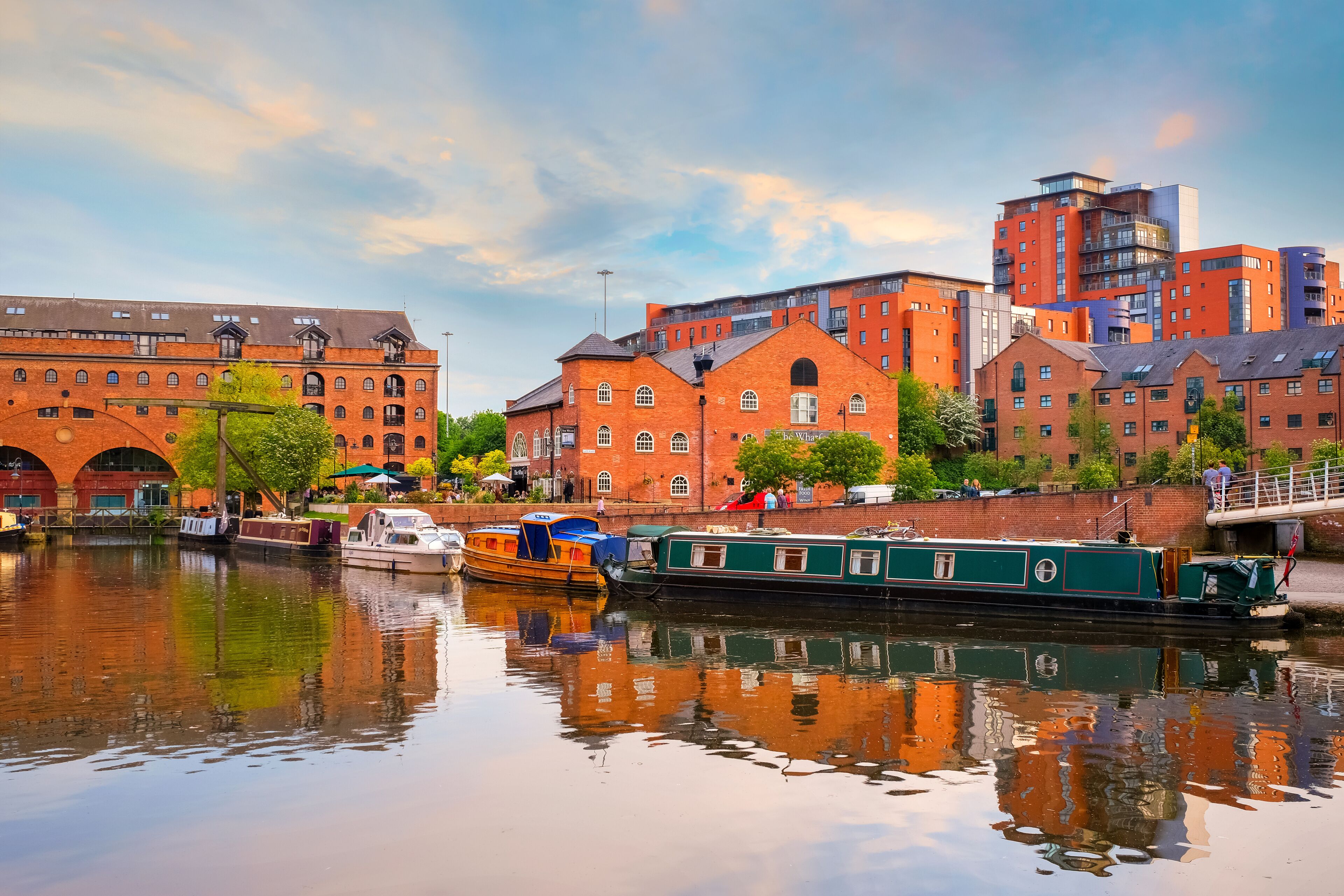 Castlefield, an inner city conservation area in Manchester, UK