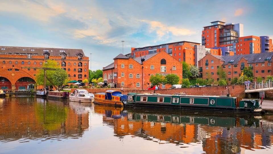 Castlefield, an inner city conservation area in Manchester, UK