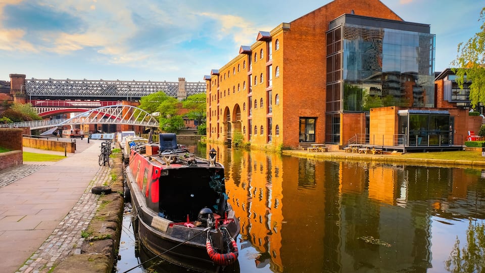 Castlefield - an inner city conservation area in Manchester, UK
