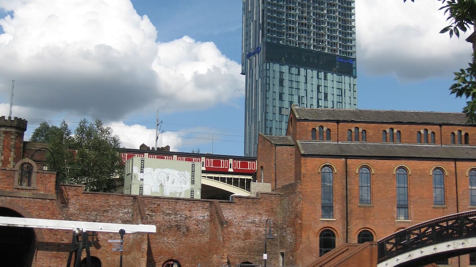 Castle Quay and Beetham Tower