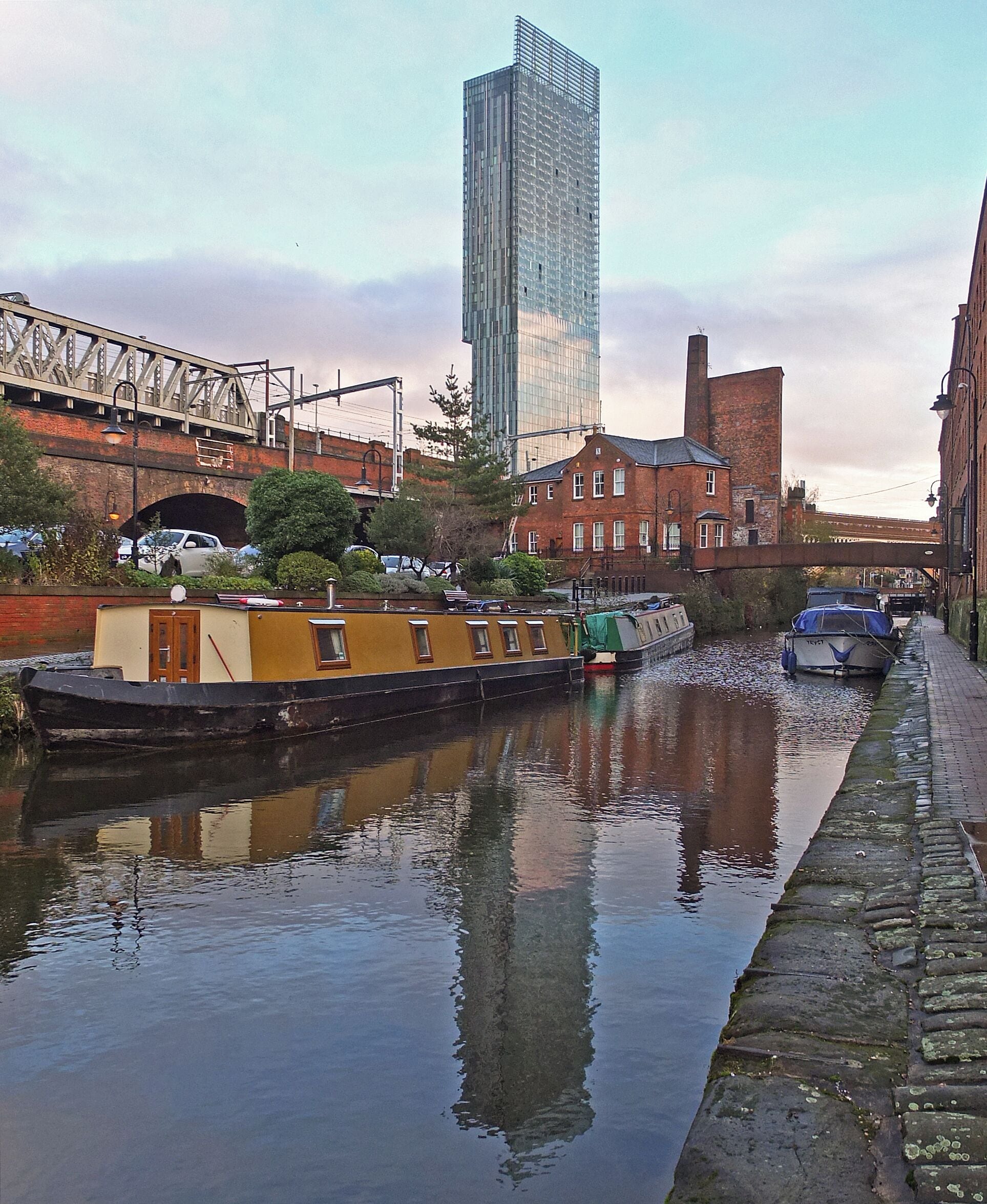 where it joins the Bridgewater Canal, Manchester