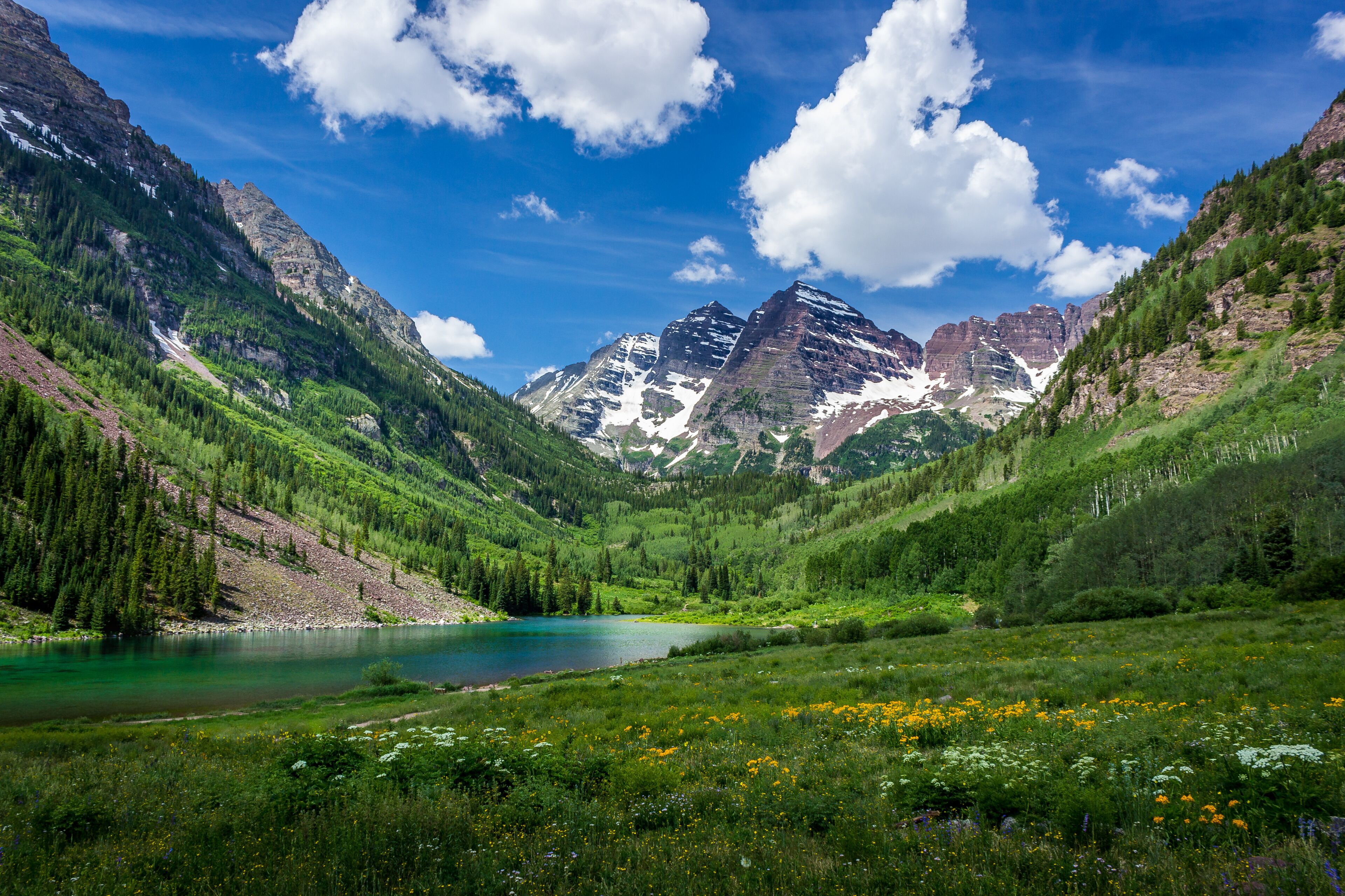 Maroon Lake and Maroon Bells