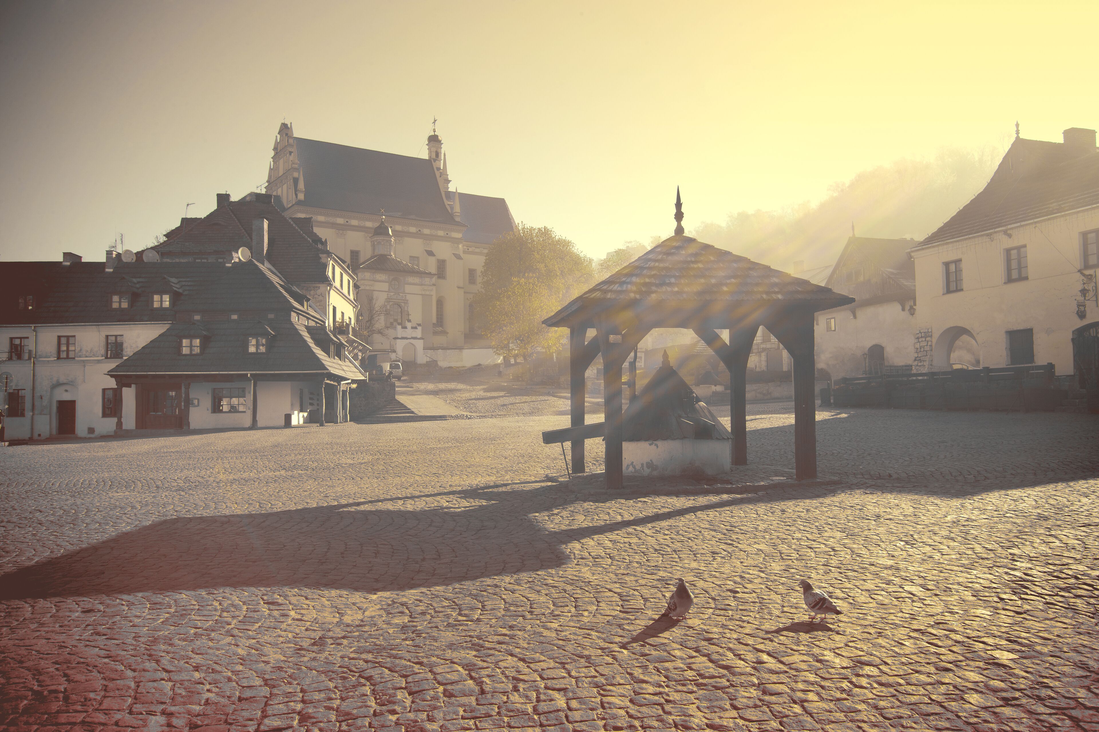 Square in Kazimierz Dolny; Shutterstock ID 218104960