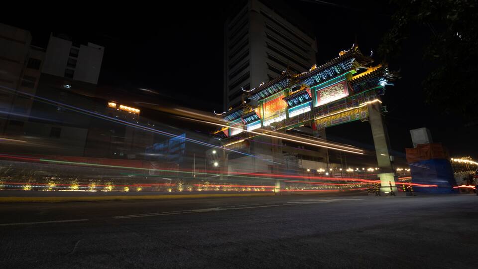 Filipino-Chinese Friendship Arch in Ongpin, Manila, Philippines