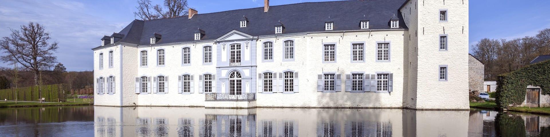 Annevoie Castle, Château d'Annevoie, Municipality of Anhée, Province of Namur Wallonia, Belgium