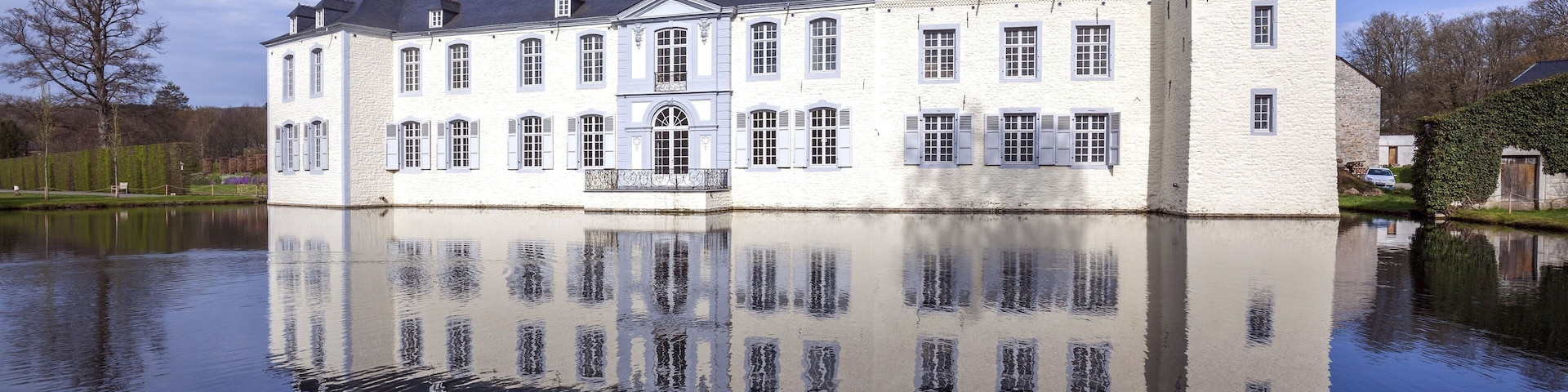 Annevoie Castle, Château d'Annevoie, Municipality of Anhée, Province of Namur Wallonia, Belgium