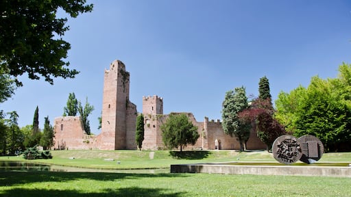giardino di Noale Italia con Castello