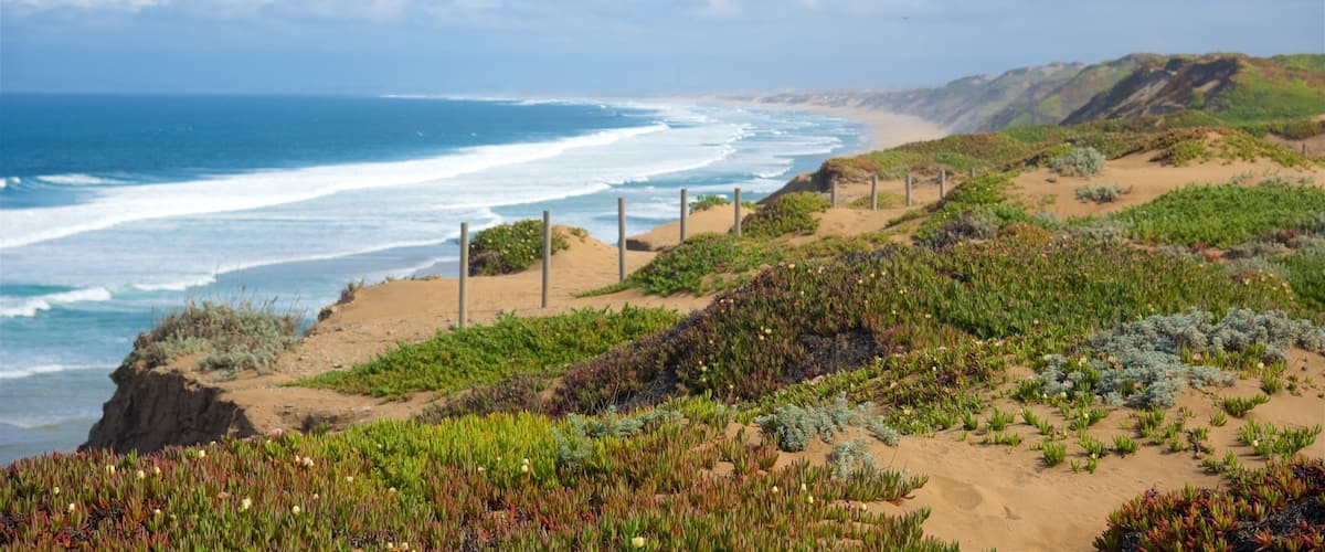 Fort Ord Dunes State Park das einen Strand, Landschaften und Bucht oder Hafen