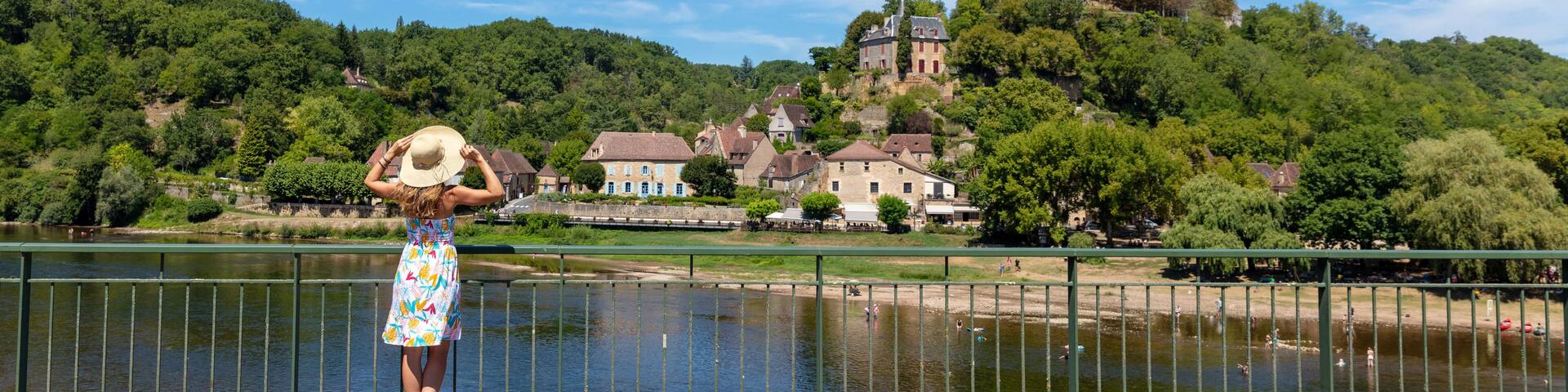 Tour tourism in village of Limeuil- Travel in France