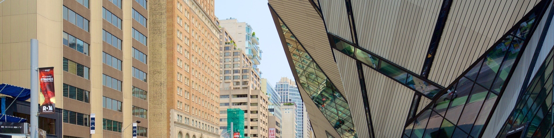 Yorkville which includes modern architecture, a city and street scenes