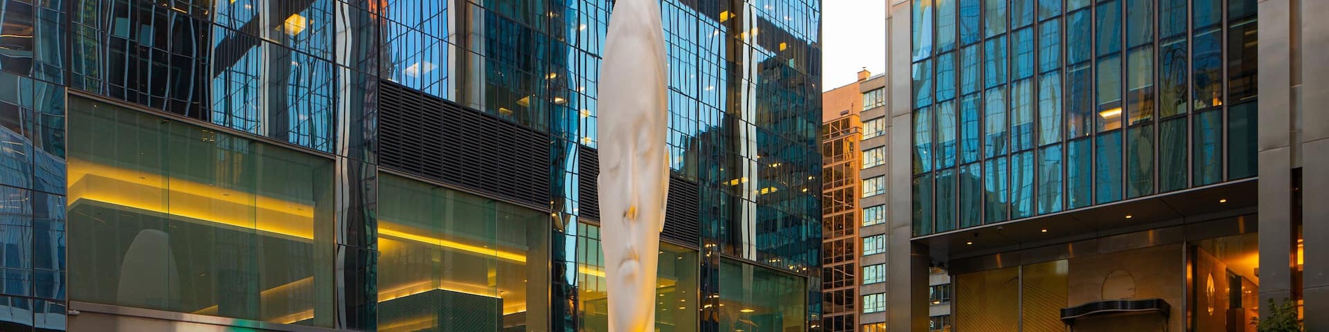 Financial District featuring a city and outdoor art
