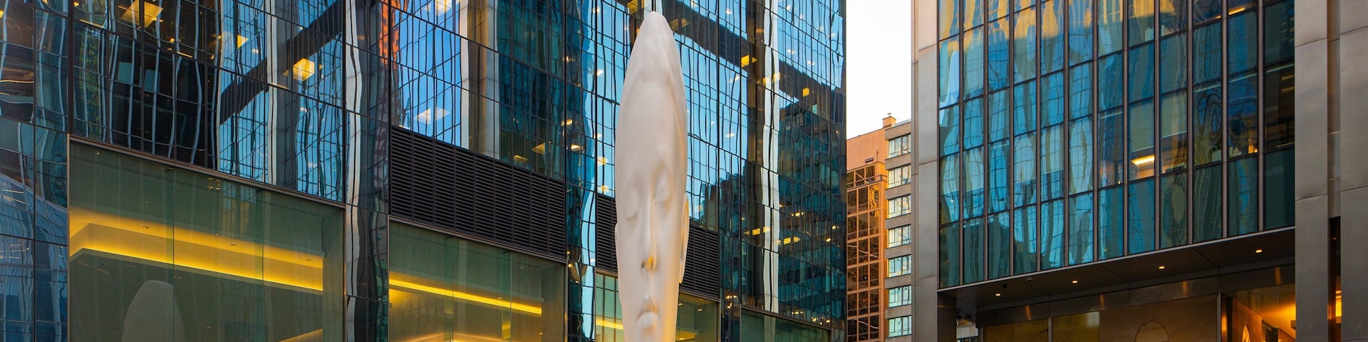 Financial District featuring a city and outdoor art
