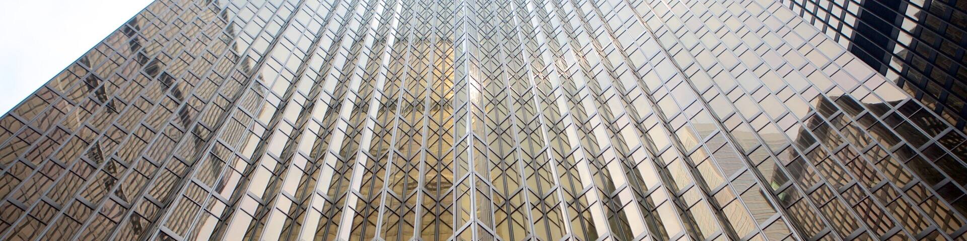 Financial District showing a city, modern architecture and a skyscraper