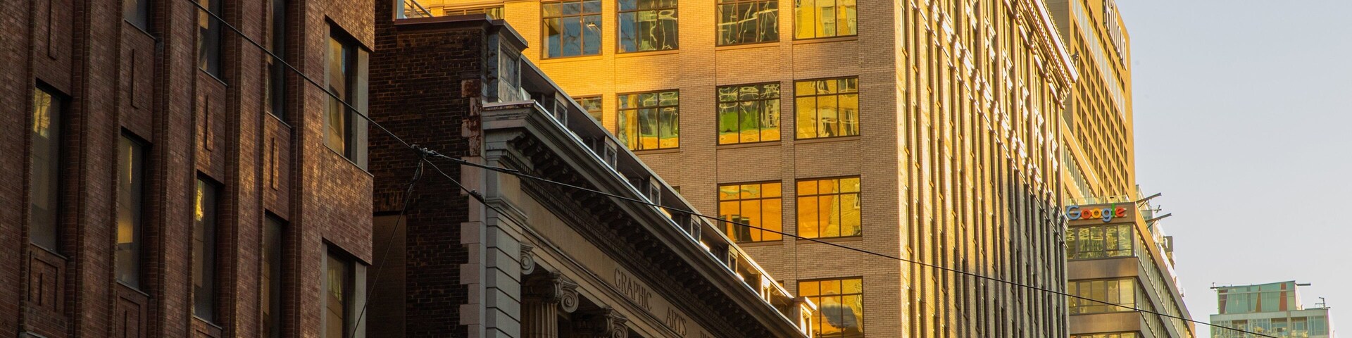 Financial District featuring a city