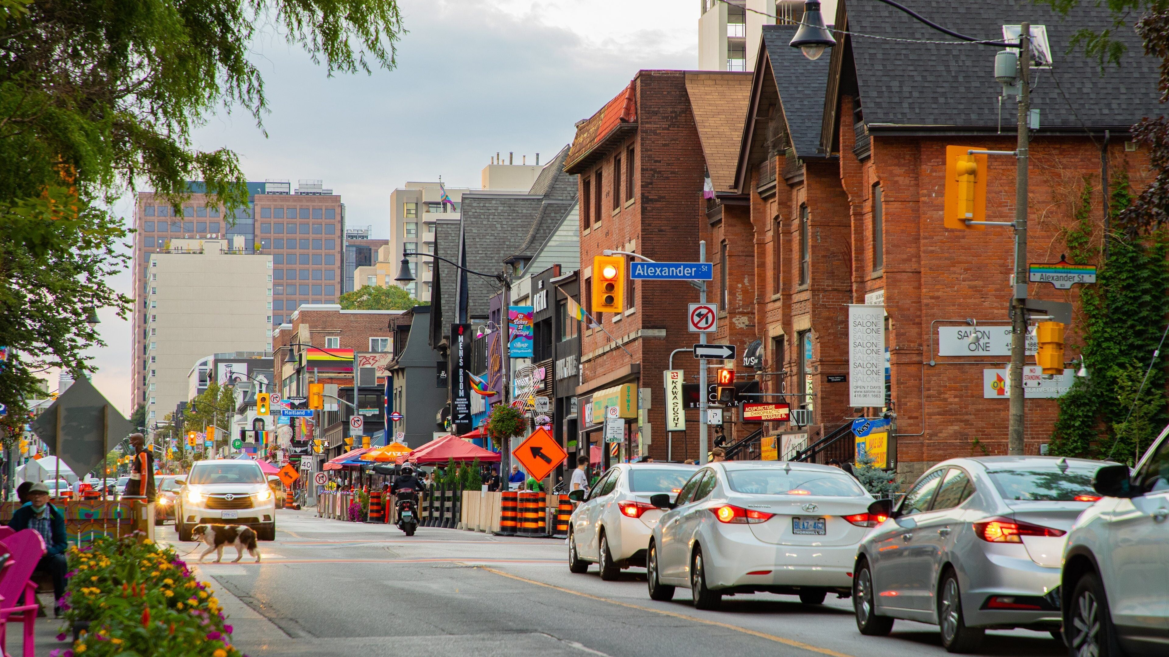 Church and Wellesley which includes a city