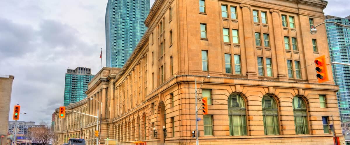 Union station in Toronto, Canada