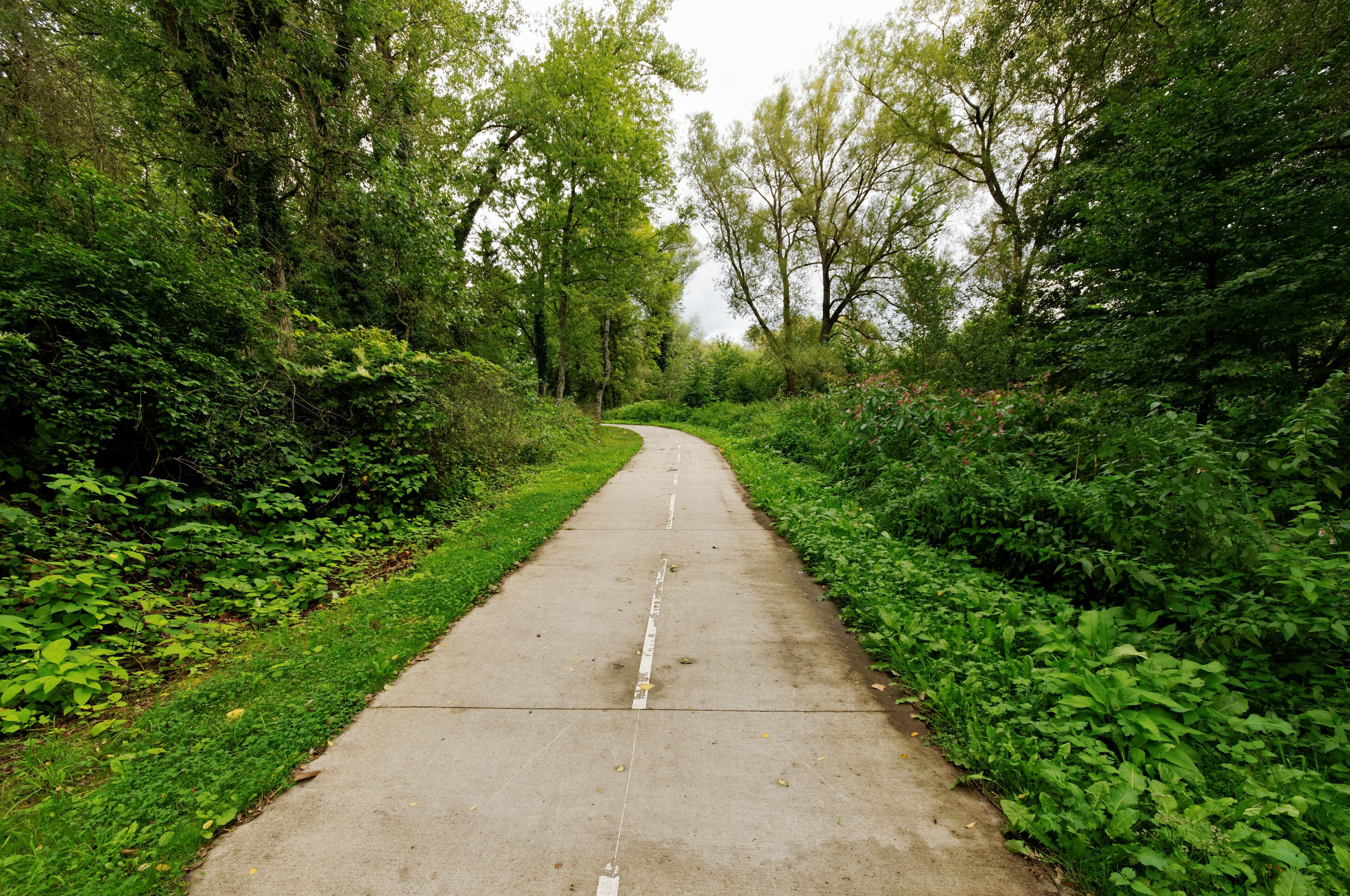 This file was uploaded with Commonist. La liaison cyclable FrancoVéloSuisse à Andelnans.