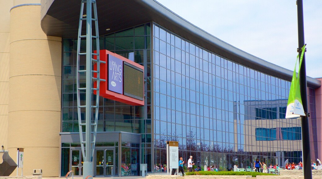 Living Arts Centre showing modern architecture