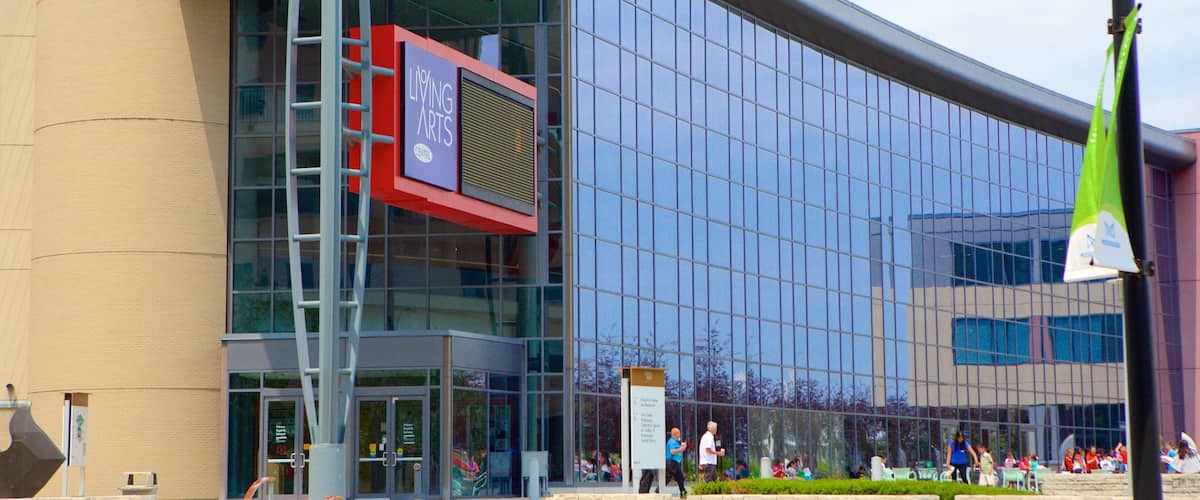 Living Arts Centre showing modern architecture