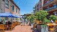 Ghirardelli Square showing street scenes