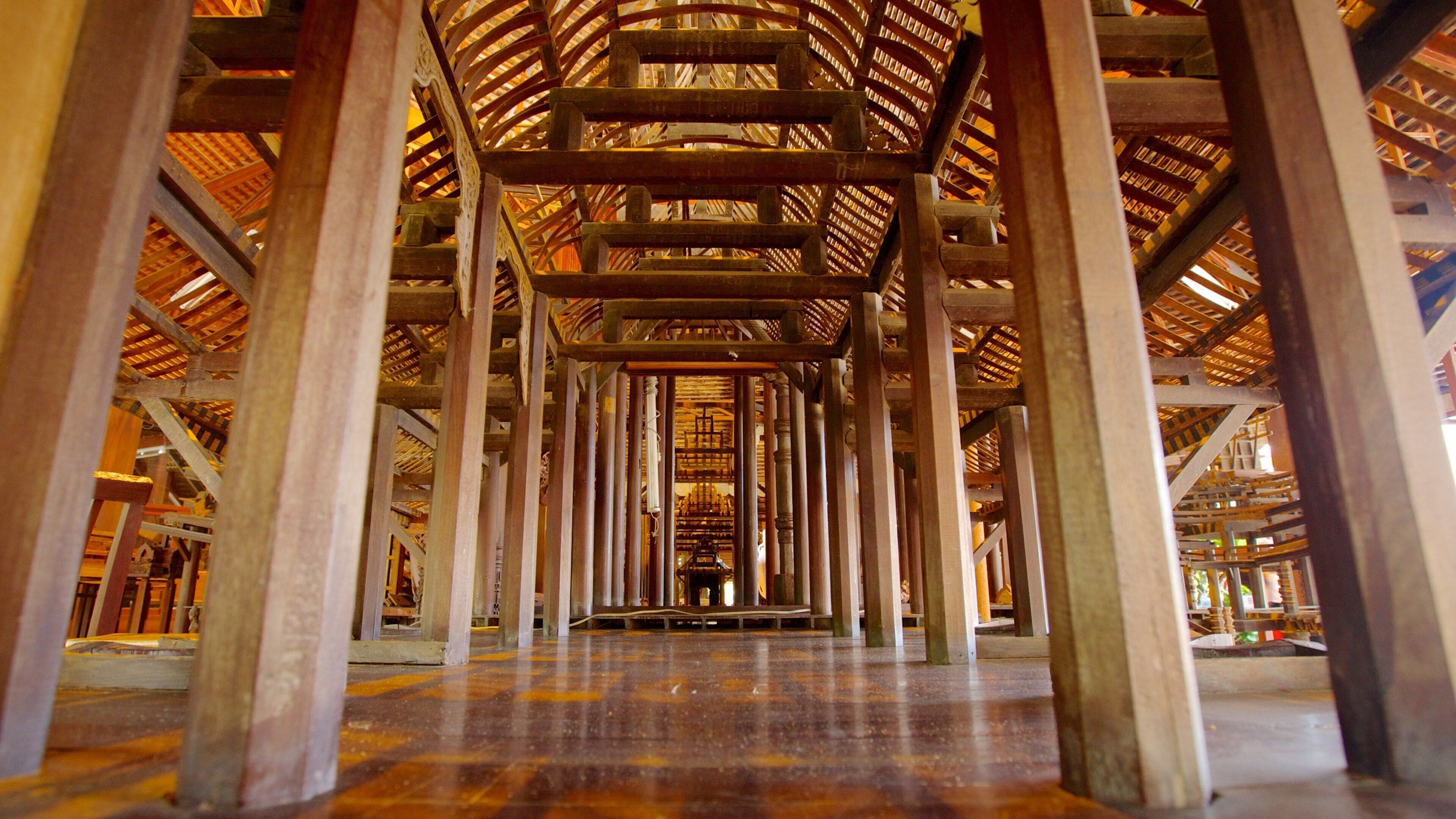 Sanctuary of Truth featuring interior views, heritage architecture and religious elements
