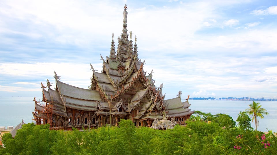 The Sanctuary of Truth featuring a temple or place of worship