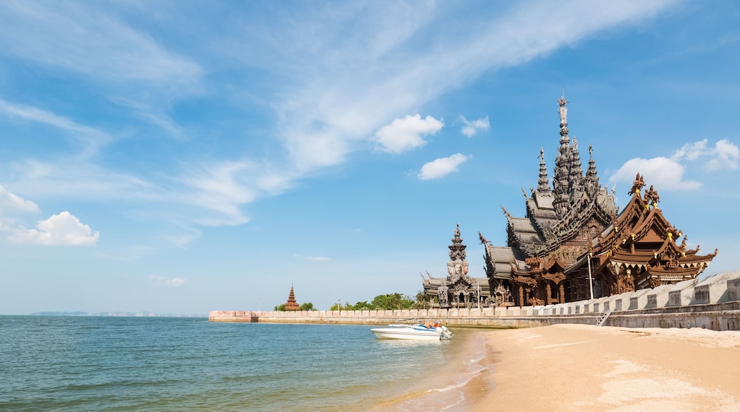 thailand scenery of the sanctuary of truth