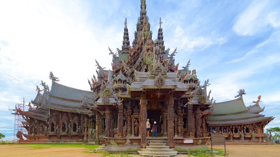 The Sanctuary of Truth which includes a temple or place of worship