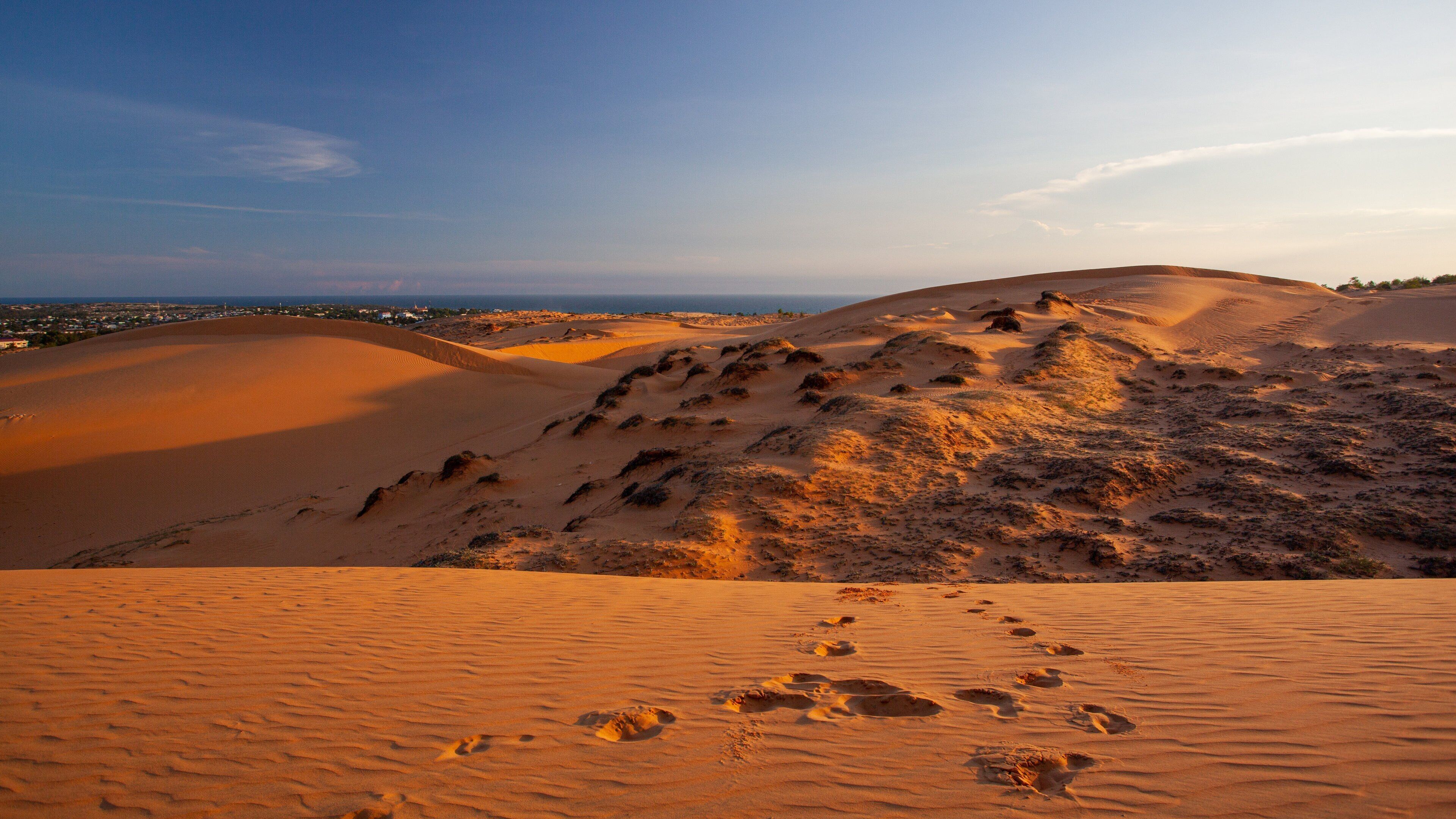 Mui Ne Sand Dunes featuring desert views