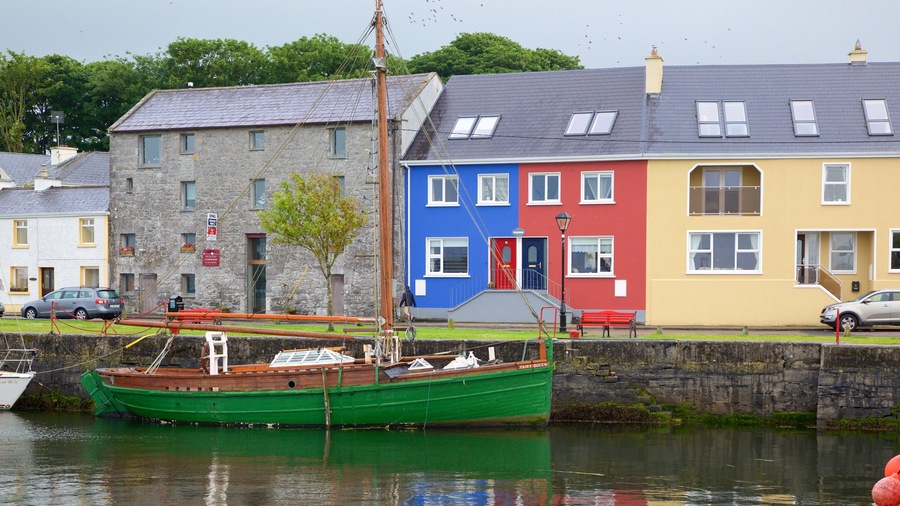Kinvara featuring boating, a river or creek and sailing