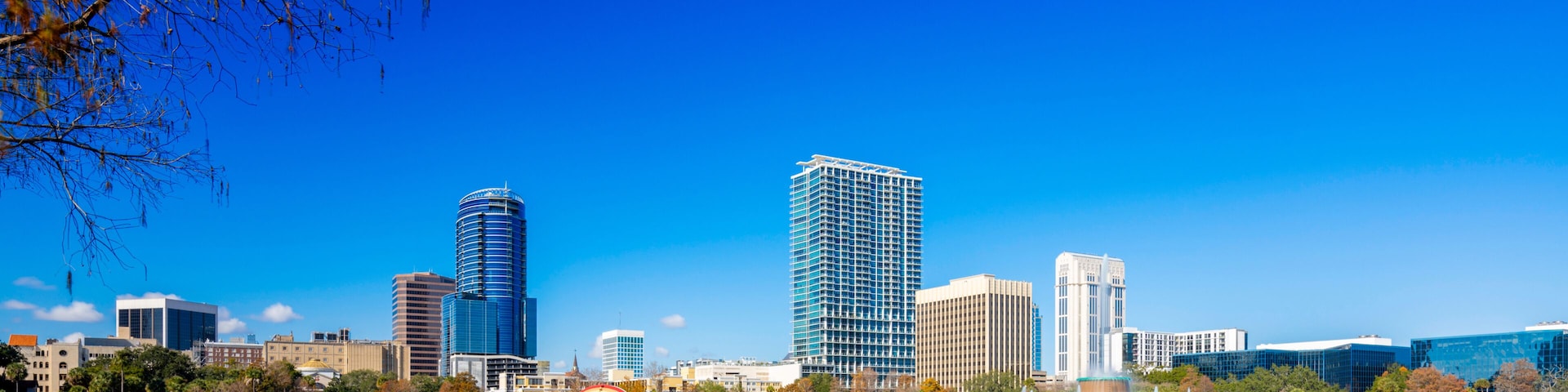 Stock photo Lake Eola Downtown Orlando in background 2026
