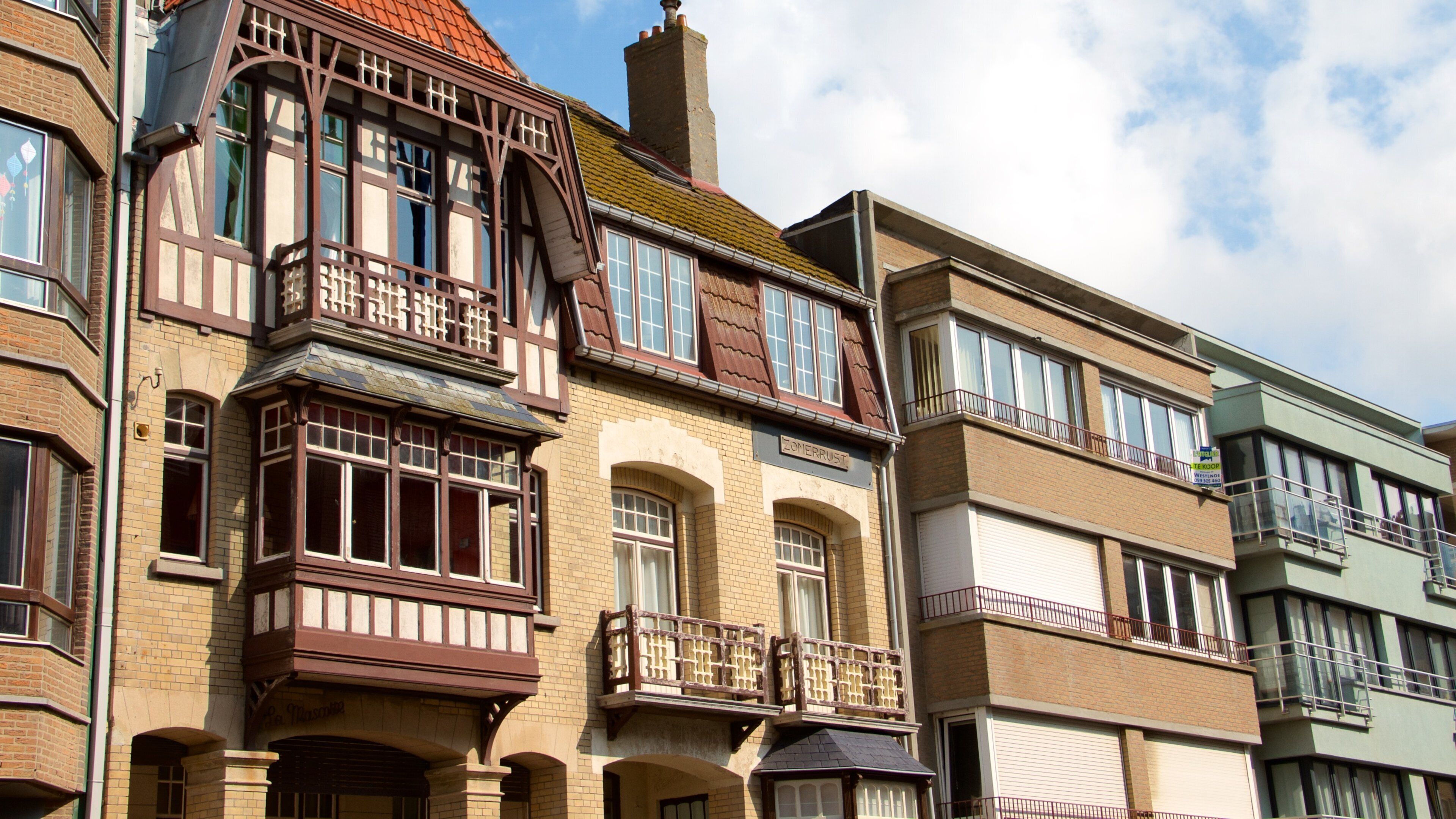 Westende showing heritage architecture