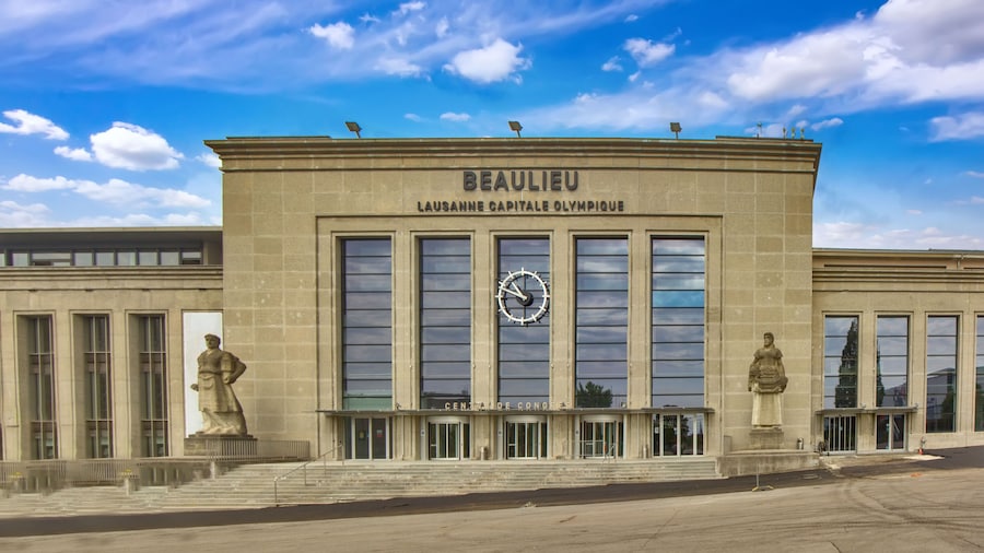 Palais de Beaulieu exhibition center in Lausanne