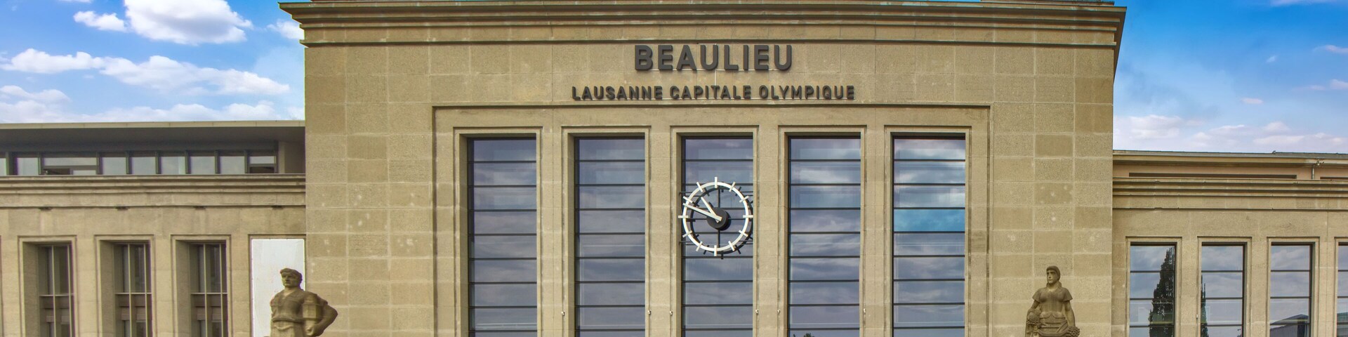Palais de Beaulieu exhibition center in Lausanne