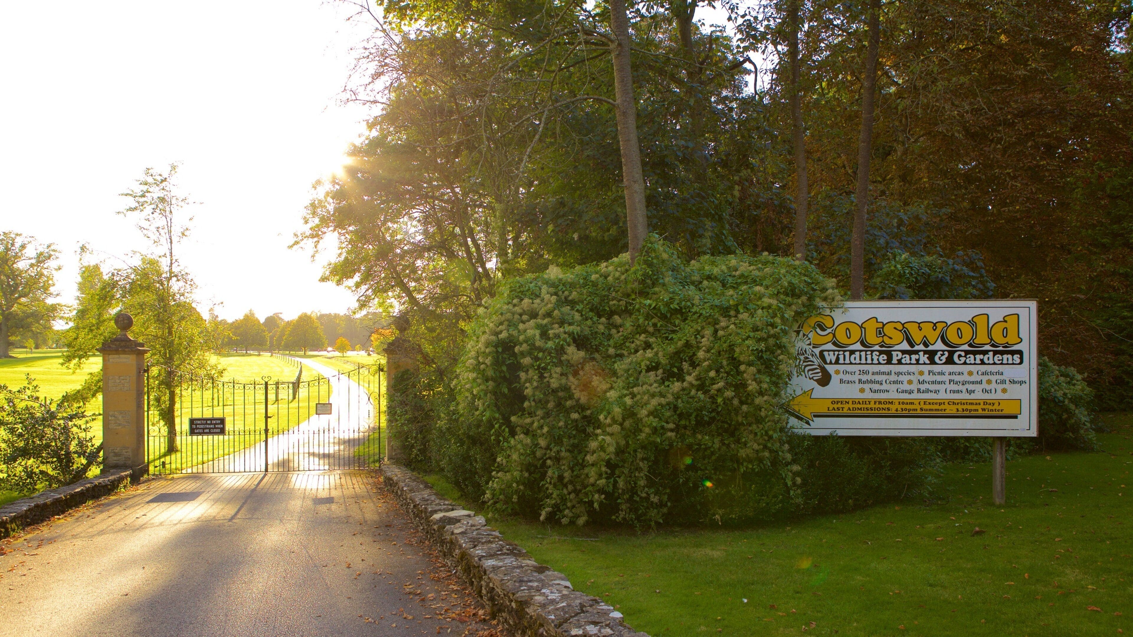 Oxford which includes zoo animals and signage