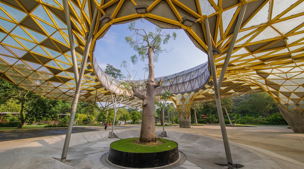 Perdana Botanical Garden which includes a park and outdoor art