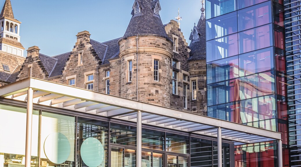 Buildings in Quartermile area, former Royal Infirmary in Edinburgh city, Scotland