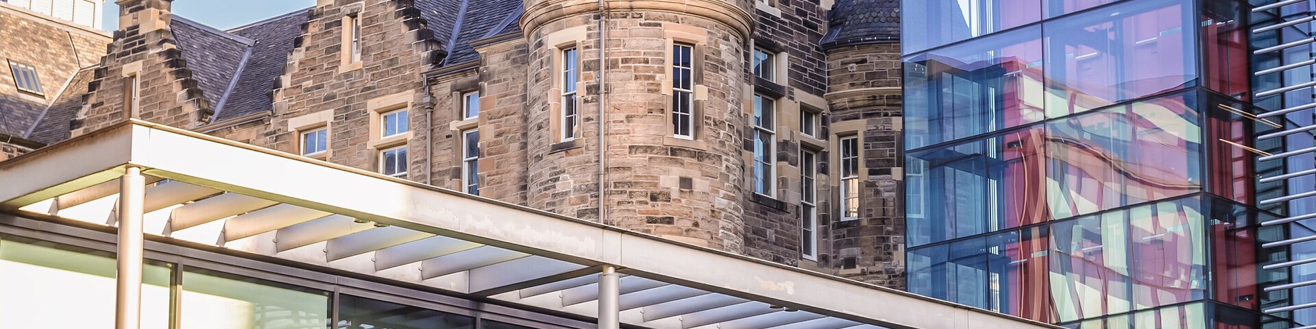 Buildings in Quartermile area, former Royal Infirmary in Edinburgh city, Scotland
