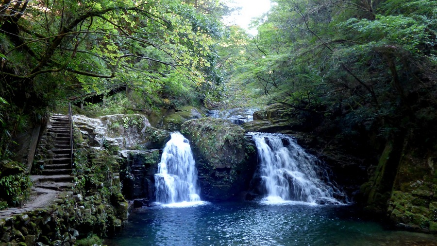 Ninai Falls of Akame 48 Waterfalls in Nabari, Mie prefecture, Japan.
